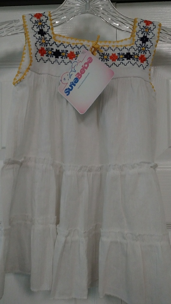 E & Y Little girls (Toddler) Embroidered dress, M - Picture 2 of 8